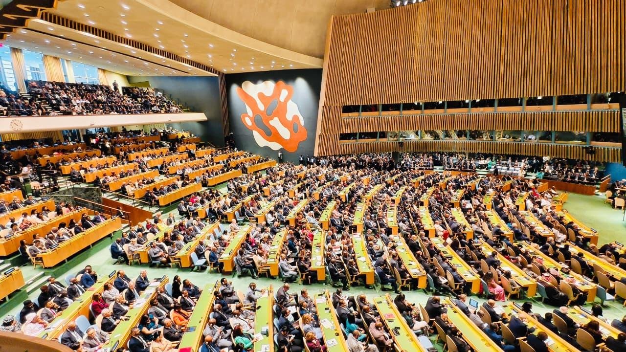 Sidang Majelis Umum ke-80 Perserikatan Bangsa-Bangsa (PBB) di New York, Amerika Serikat, Selasa (23/09/2025)