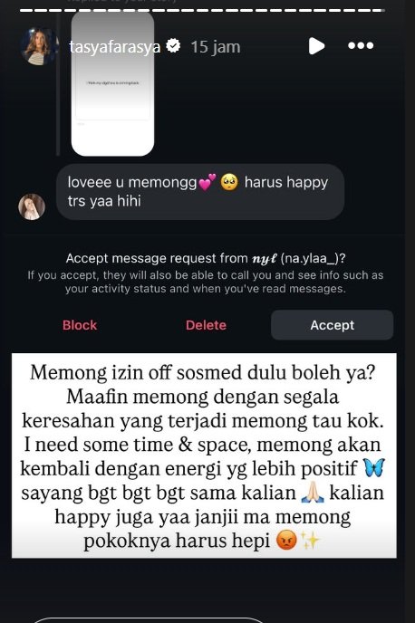 IG Story Tasya Farasya