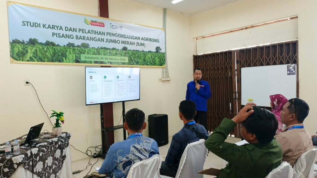 Tingkatkan Skill dan Kemampuan Petani Tim BRMP & Unit Bisnis Program ICARE Jawa Tengah Studi Karya & Pelatihan Pengembangan Agribisnis Pisang Barangan Jumbo Merah di PT MBI